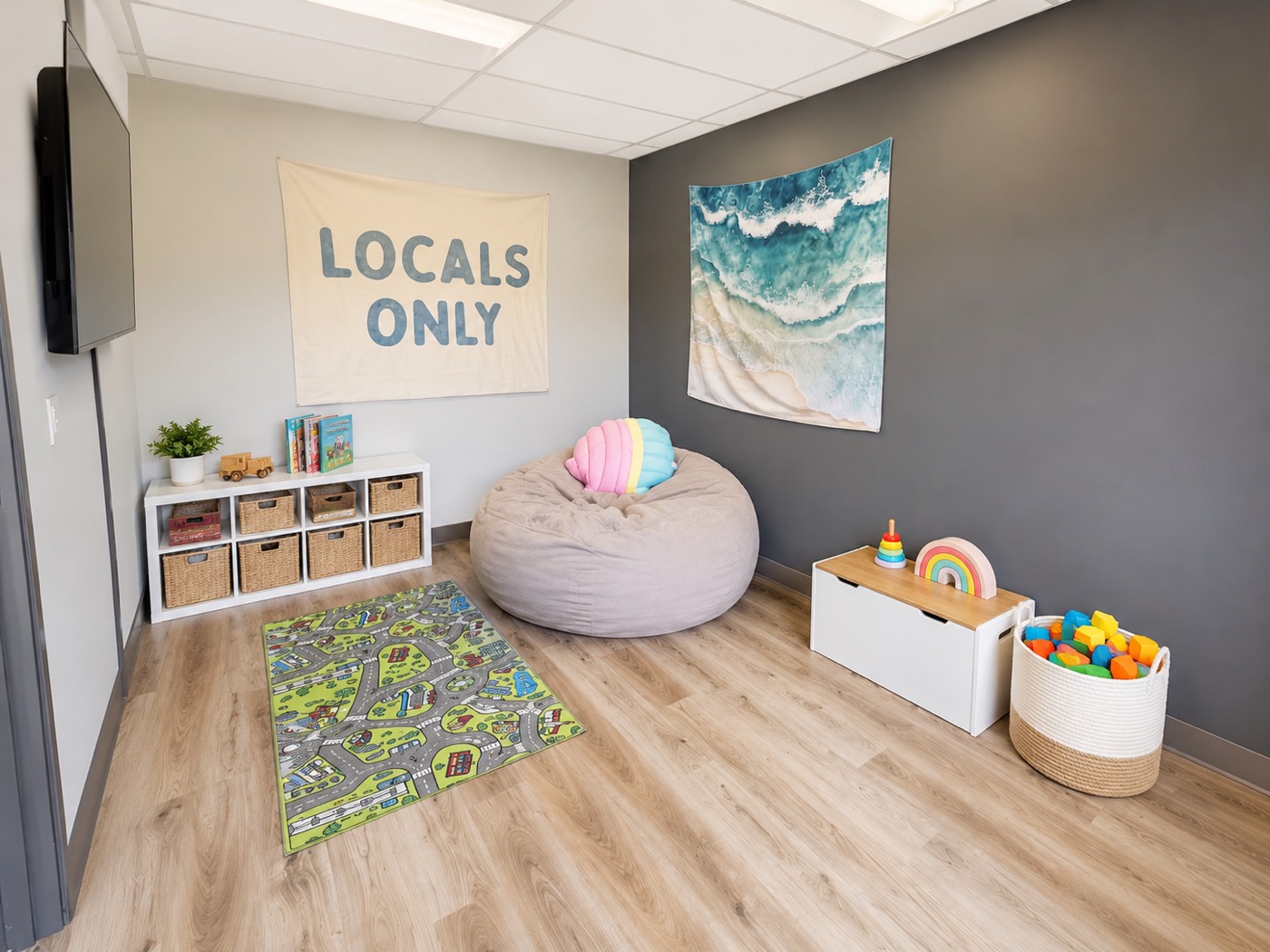 The playroom at Persist Movement